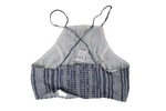 NEW American Eagle Blue Striped Crop Top | M