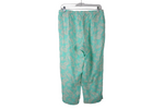 Carol Bay Blue Linen Capris | L