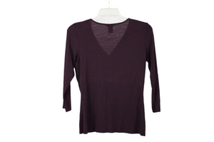 Ann Taylor Burgundy Top | S Petite