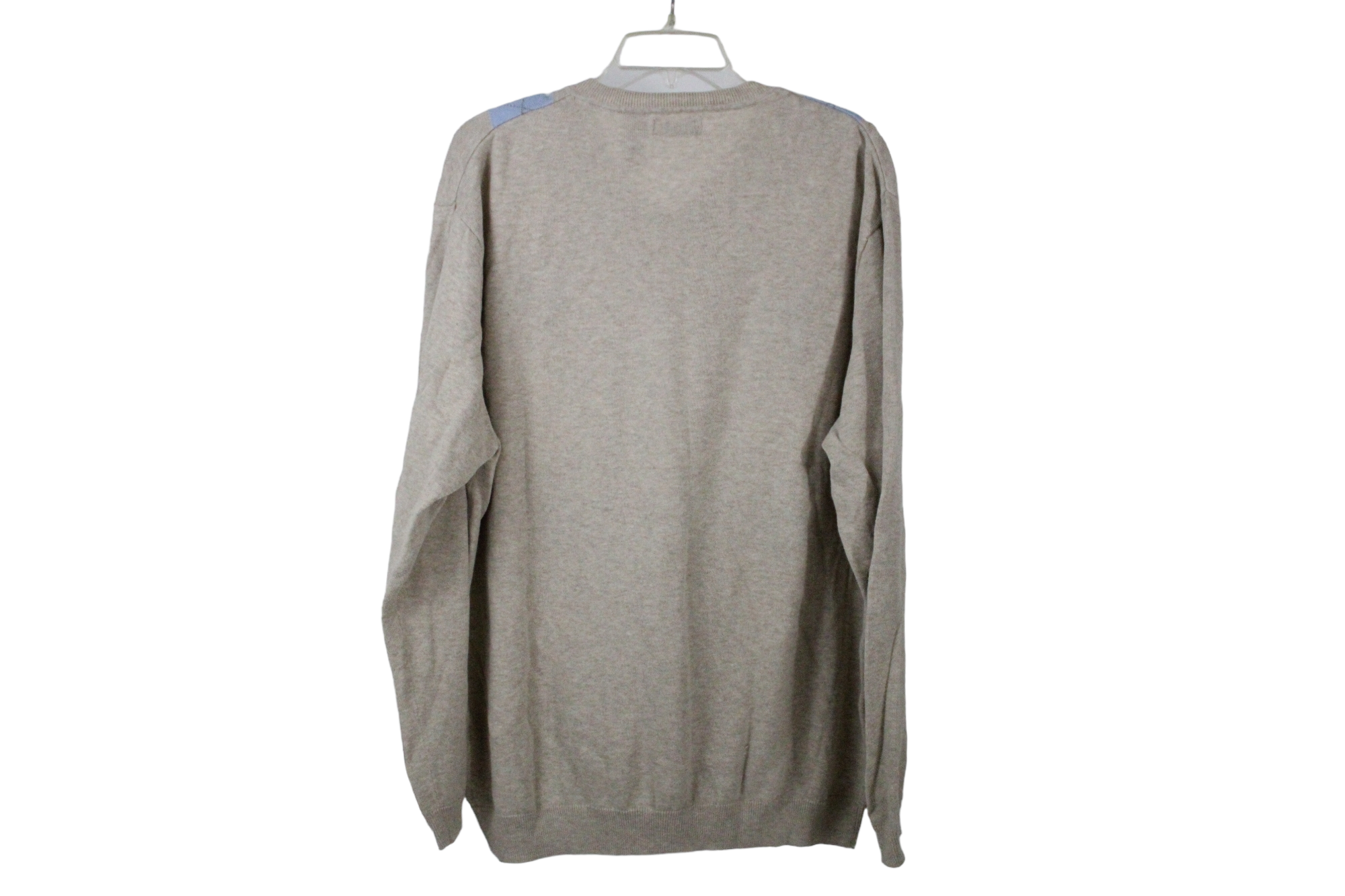 Concepts By Claiborne Tan Argyle Sweater | XL