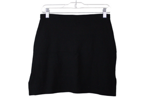 Express Tricot Black Stretch Miniskirt | M