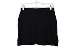 Express Tricot Black Stretch Miniskirt | M
