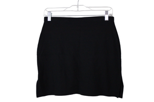 Express Tricot Black Stretch Miniskirt | M