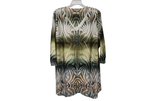 One World Green Tunic Top | 1X