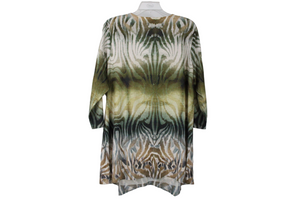 One World Green Tunic Top | 1X