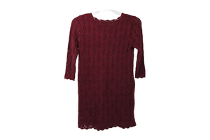 Cat & Jack Red Shimmer Knit Dress | 14/16