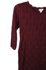 Cat & Jack Red Shimmer Knit Dress | 14/16