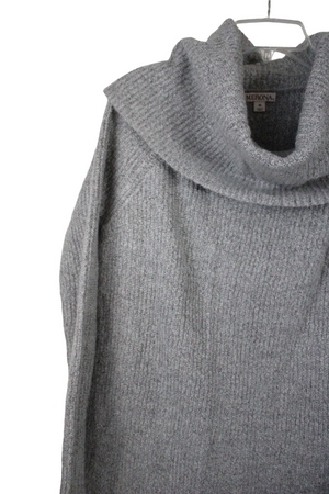 Merona Thick Knit Gray Sweater Dress | M