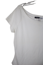 Vintage California Concepts White Maternity Off-The-Shoulder Top | XL