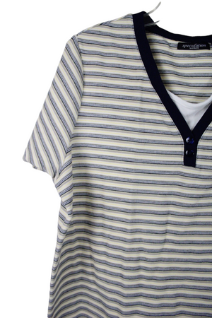 Speculation Yellow Striped Shirt | 1X
