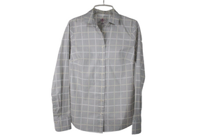 J.Crew Haberdashery Windowpane Gray Button Down | XS