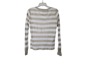 Gap Tan Striped Top | M