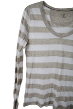 Gap Tan Striped Top | M