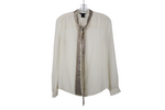 Moda International Cream Blouse | XS