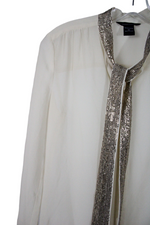 Moda International Cream Blouse | XS