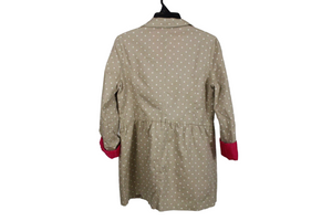Cherokee Tan Polka Dot Jacket | XL