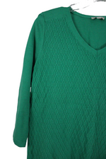Talbots Green Knit Sweater | S Petite