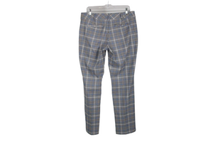 7th Avenue New York & Company Black Blue Plaid Pants | 10