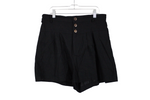 Cotton On Black Linen Shorts | 8