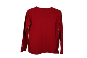 Hasting & Smith Red Snowflake Top | XS