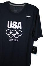 NEW Nike Dri-Fit Navy Olympics Shirt | S