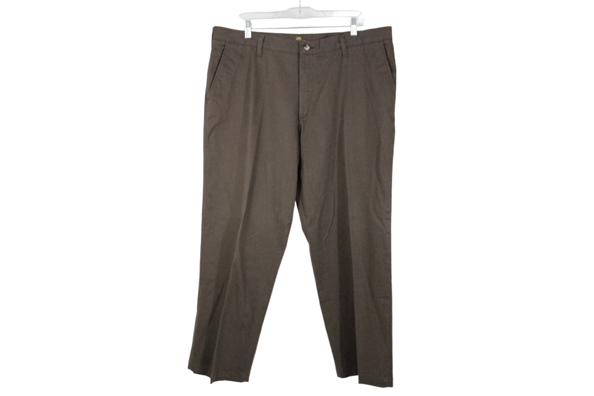 Lee Total Freedom Brown Straight Fit Pants | 38X29