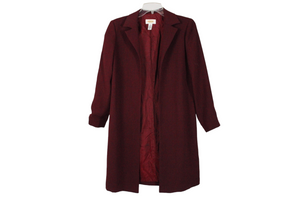 Talbots Red Long Cardigan Jacket | 2