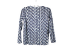 Hasting & Smith Blue Patterned Top | M Petite