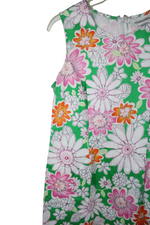 Chadwick's Green Floral Dress | 6 Petite