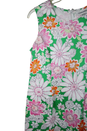 Chadwick's Green Floral Dress | 6 Petite