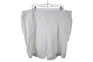 Just My Size White Stretch Short | 4X