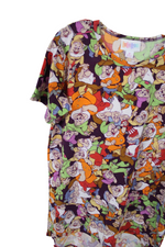 LuLaRoe Disney Snow White 7 Dwarves Tunic Top | 8