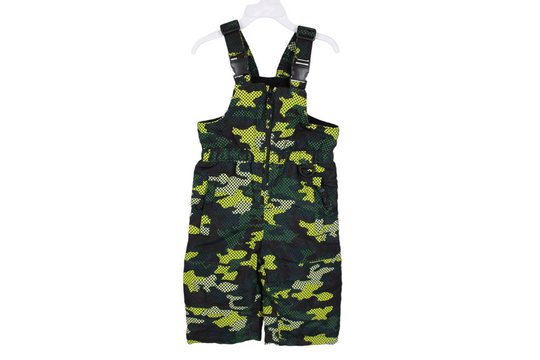 Athletech Green Camo Snow Bib | 12 MO