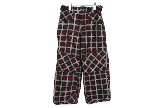 Cherokee Brown Plaid Snow Pants | 4/5