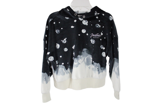 Justice Black Ombre Super Soft Hoodie | 7/8