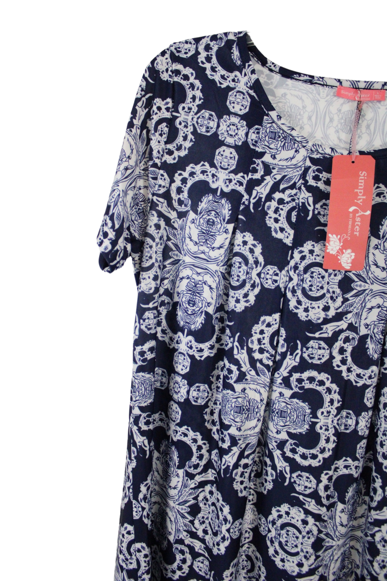 NEW Simply Aster Blue Tunic/Dress | L