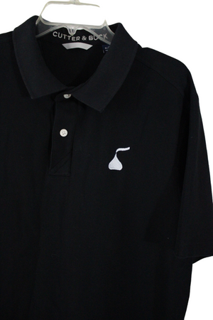 Cutter & Buck Hershey Kiss Black Polo Shirt | XL