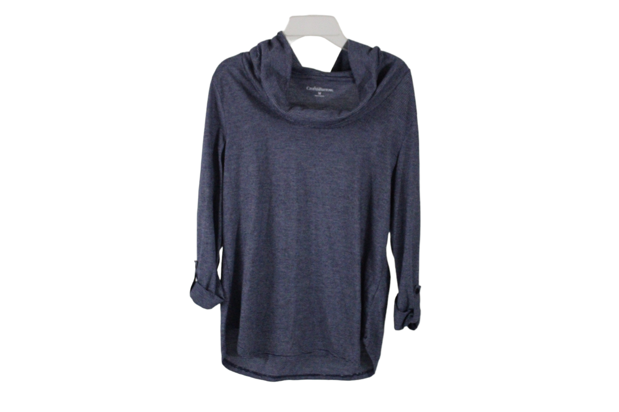 Croft & Barrow Blue Striped Top | M
