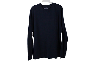 Faded Glory Navy Blue Long Sleeved Shirt | 2XL