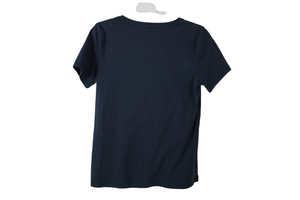 Preswick & Moore Navy Blue Tee | M