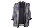 R&M Richards Purple Shimmer Layered Top | 10