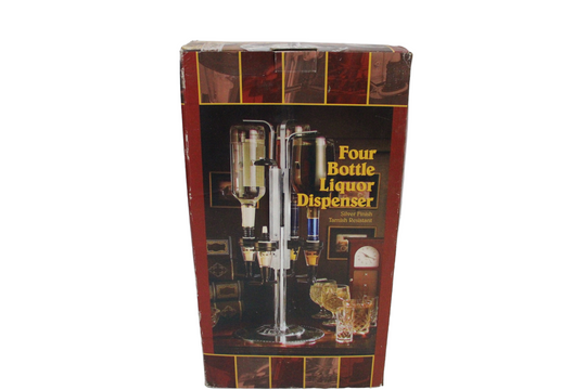 Four Bottle Liquor Dispenser NEW Unopened