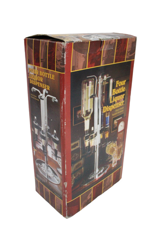 Four Bottle Liquor Dispenser NEW Unopened