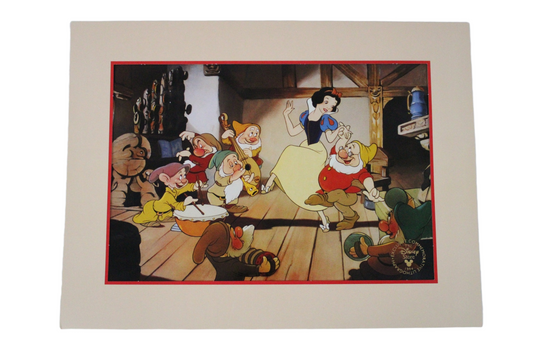 Vintage 1994 Disney Snow White Commemorative Lithograph, Disney Store Exclusive