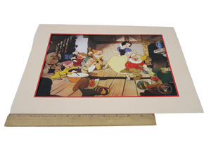Vintage 1994 Disney Snow White Commemorative Lithograph, Disney Store Exclusive