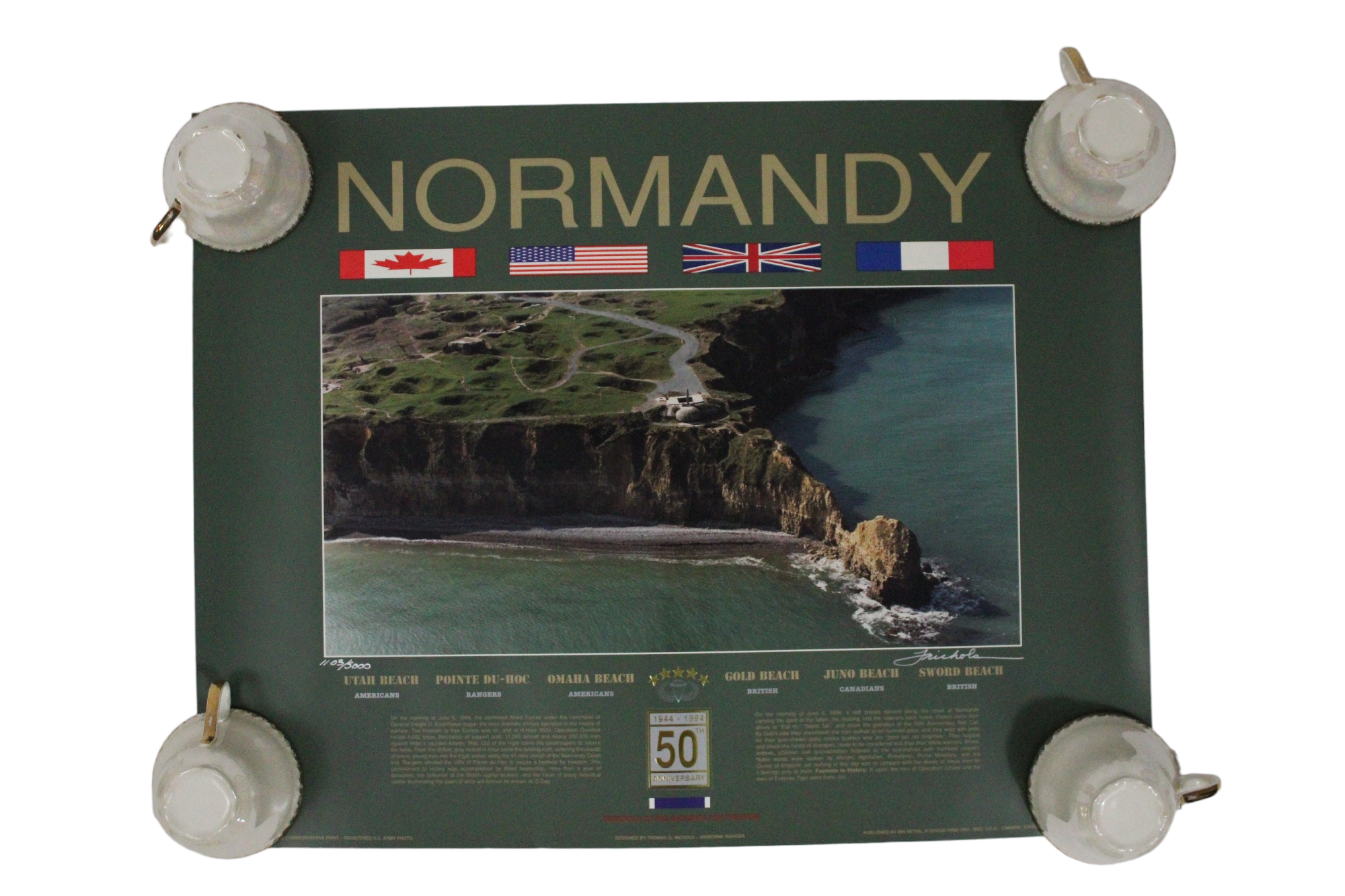 Normandy 50th Anniversary Commemorative Poster