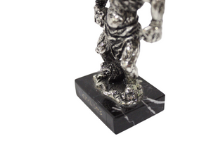 Cyclops Greek Mythology Metal On Granite Stand Figurine Statue