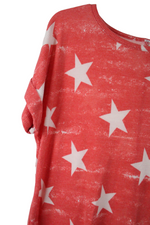 Coral Star Top | L