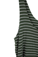 Old Navy Green Striped Dress | S