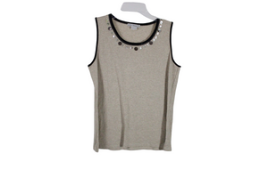 Ann Trinity Tan Tank | L